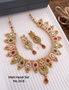 02 Matte Fancy Designer Hasadi Set Necklace Wholesale Price In Surat
